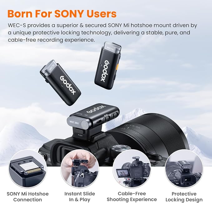 GODOX WEC KIT2 Wireless Microphone