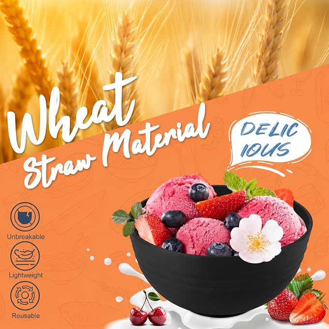 Wheat Straw Dinnerware Sets 20 PCS
