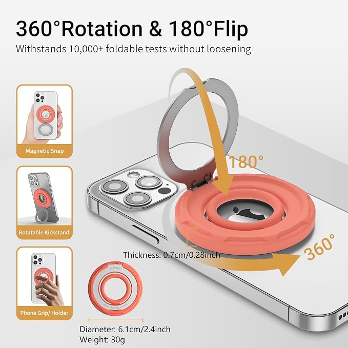 OPSO Magnetic Phone Ring Holder