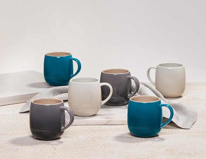 Le Creuset Stoneware Set of 4 Heritage Mugs, 13 oz. each