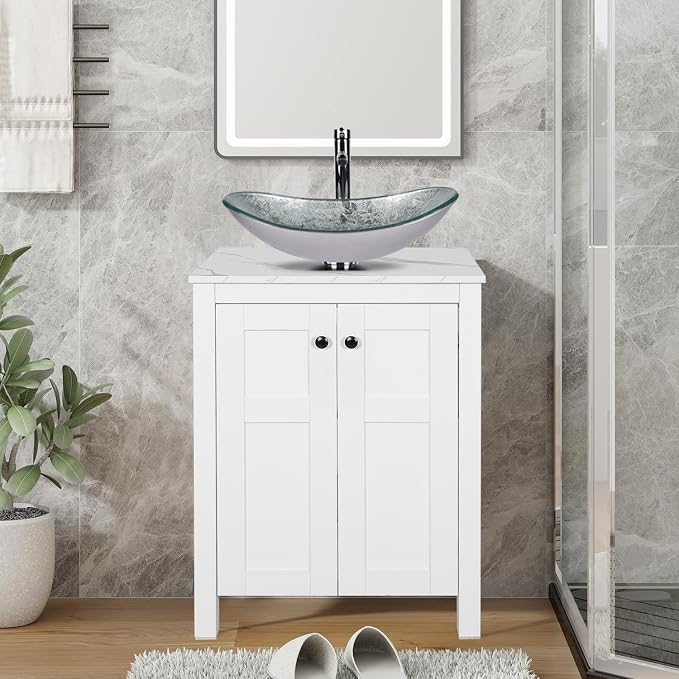 24 Inch White Bathroom Vanity