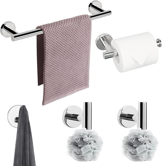 Bathroom Hardware Set SUS 304 Thicken Stainless Steel-Towel Bar Set
