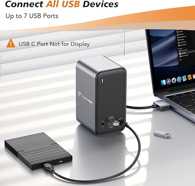 TobenONE Docking Station Dual Monitor