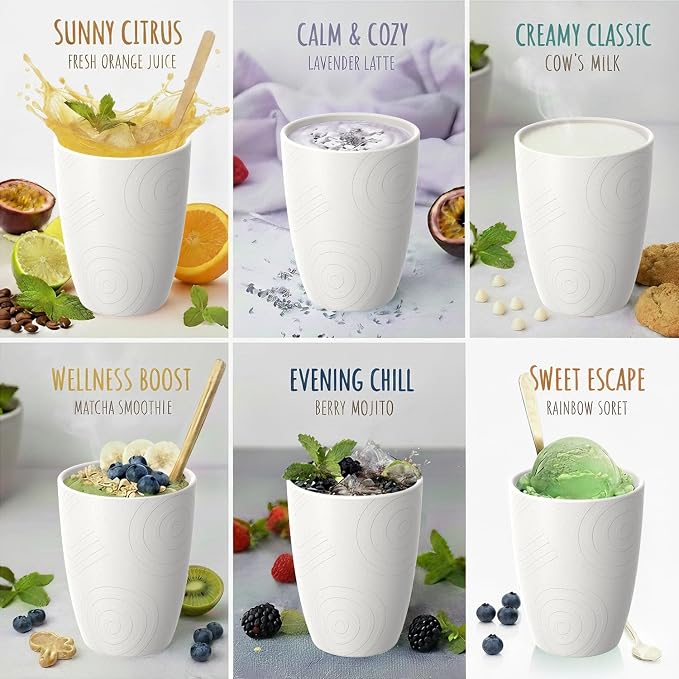 Wheat Straw Cups 6 PCS, Unbreakable 16 OZ Tumbler Set, Lightweight Glass Cups