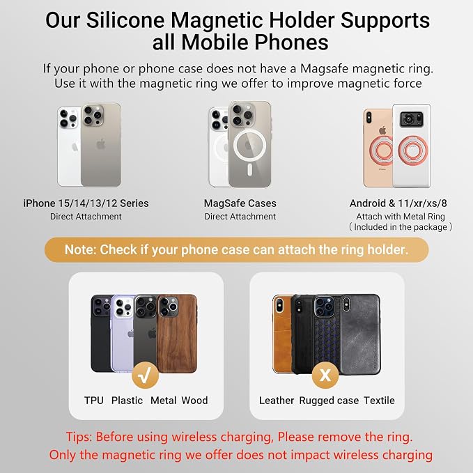 OPSO Magnetic Phone Ring Holder