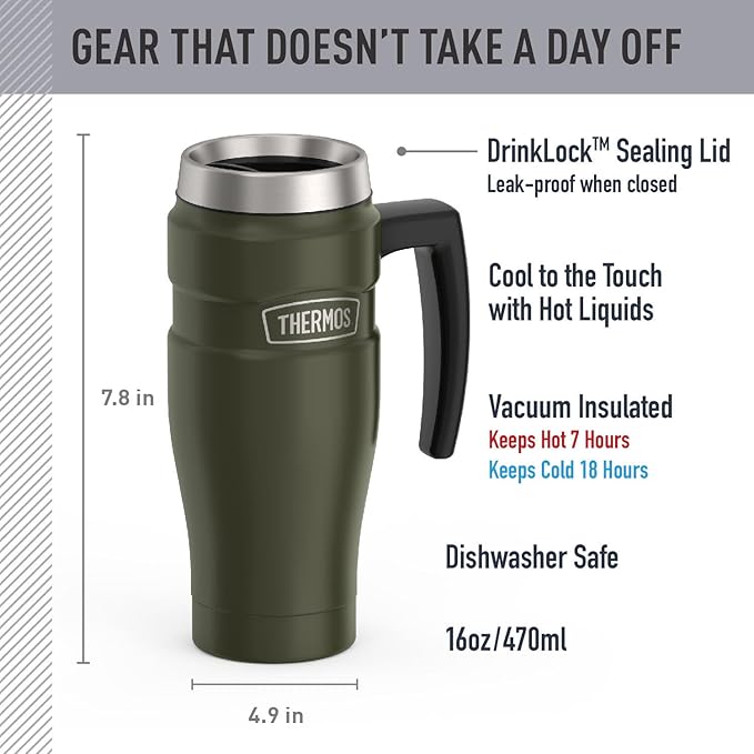 THERMOS Stainless King Travel Mug