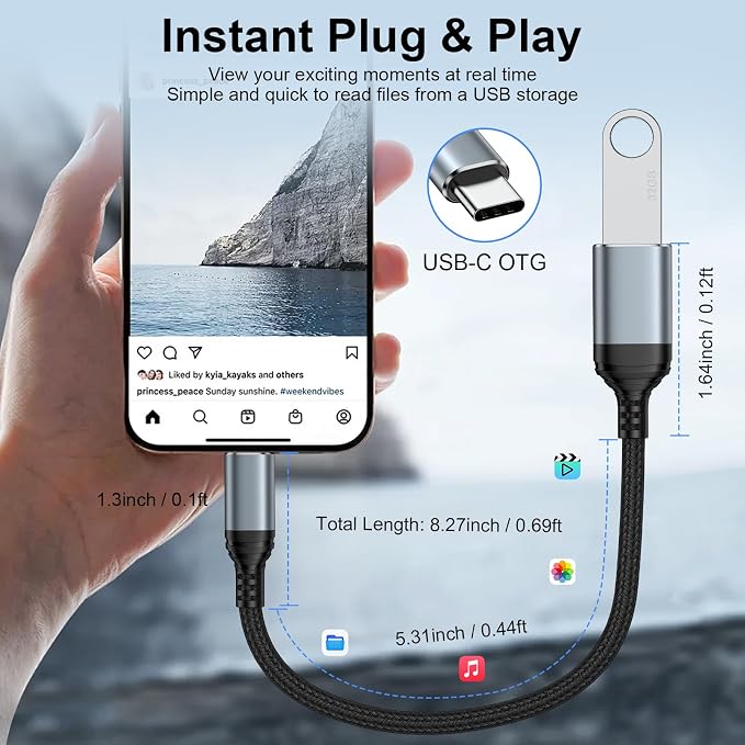 USB C to USB Adapter