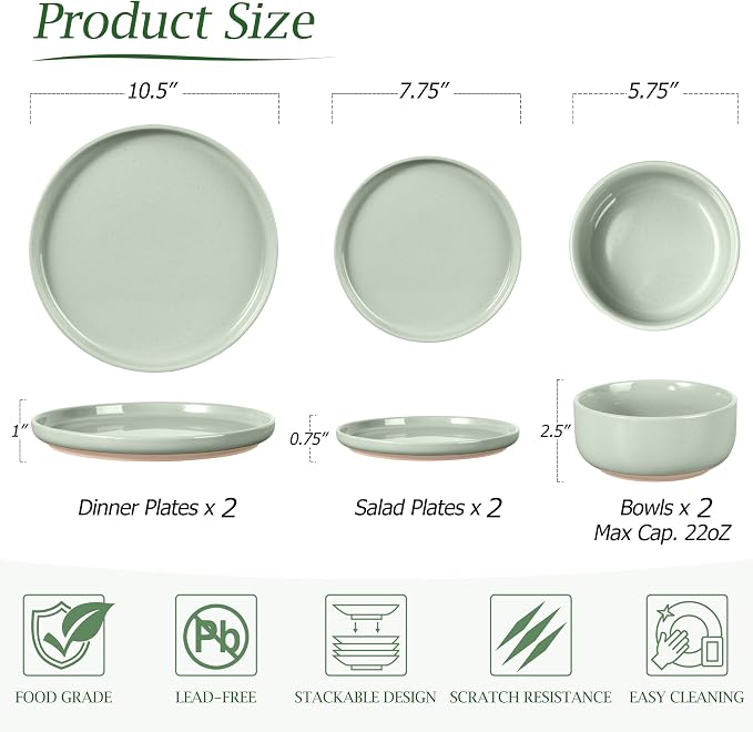 LIANYU Porcelain Dinnerware Set