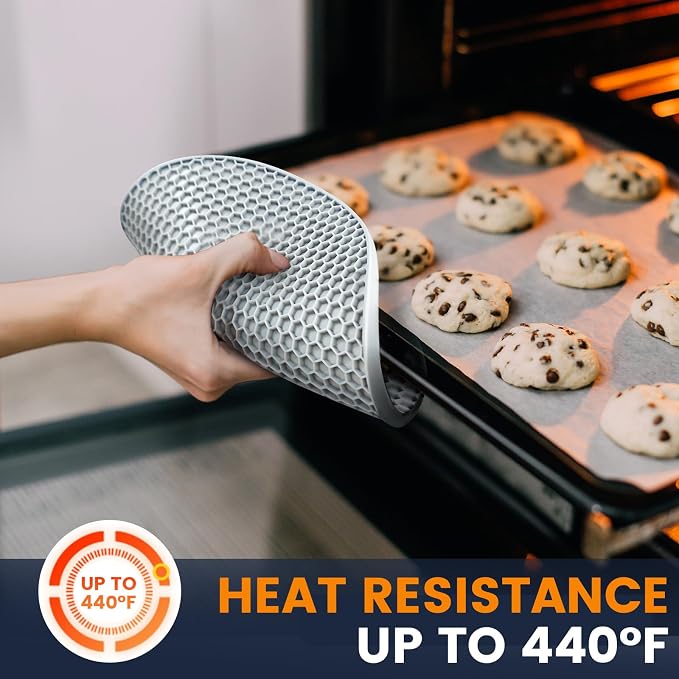 Silicone Trivet Mats 4 Heat Resistant Pot Holders Multipurpose Non-Slip Hot Pads