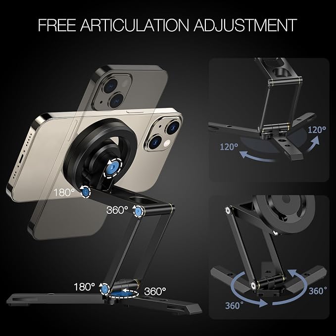 Magnetic Pocket Phone Tripod Foldable Compatible