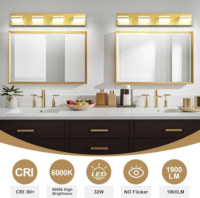 Modern LED Bathroom Lights Fixtures