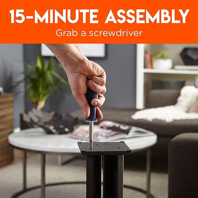 ECHOGEAR Universal Floor Speaker Stands