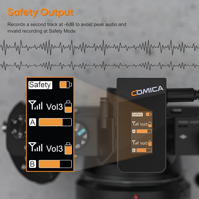 COMICA Vimo C3 Wireless Lavalier Microphone