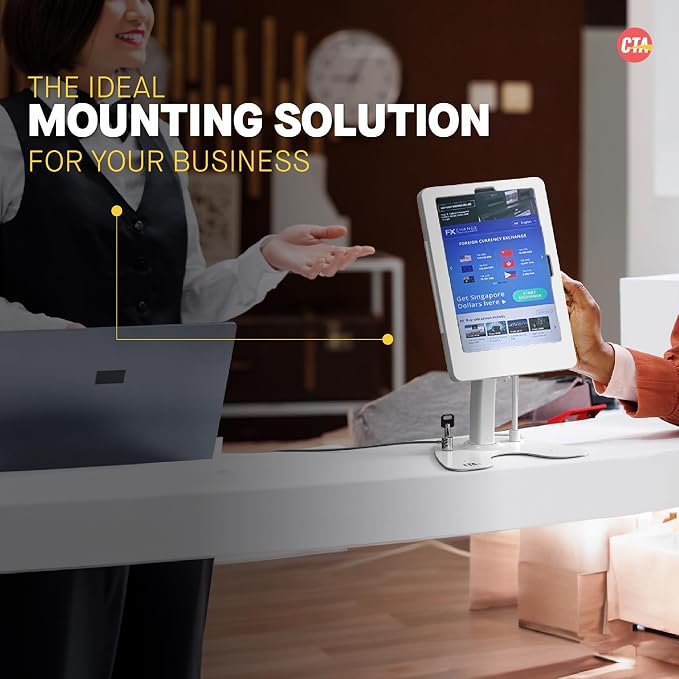 Dual Kiosk Stand – CTA Dual Security Kiosk Stand