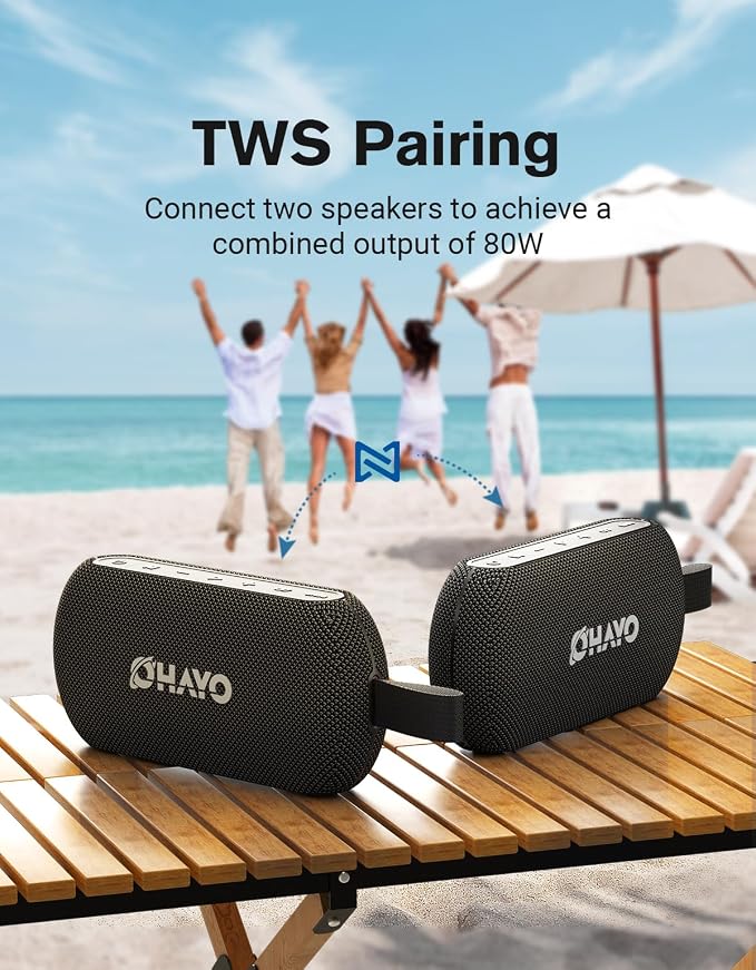 OHAYO 40W Wireless Portable Bluetooth Speaker