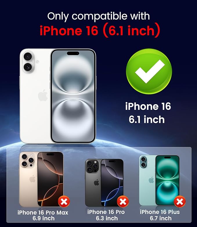 Magnetic for iPhone 16 Case Slim Soft Silicone Bumper Shockproof Metallic