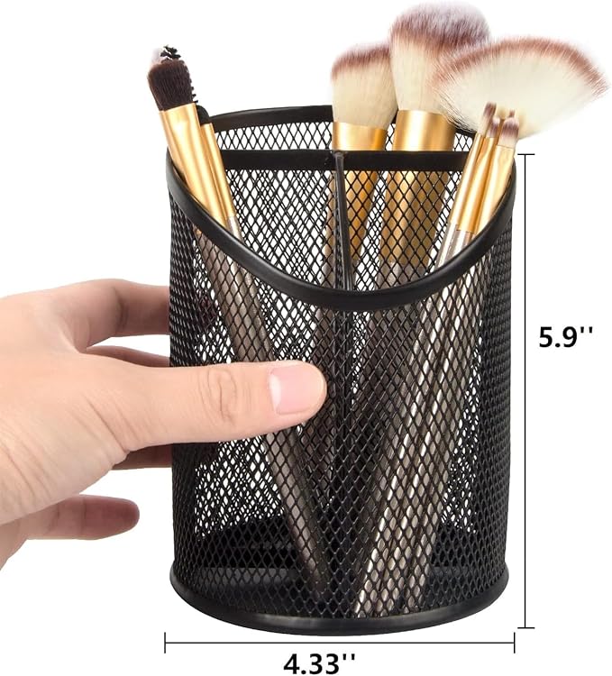 2 Pack Mesh Pencil Holder Pen Cup