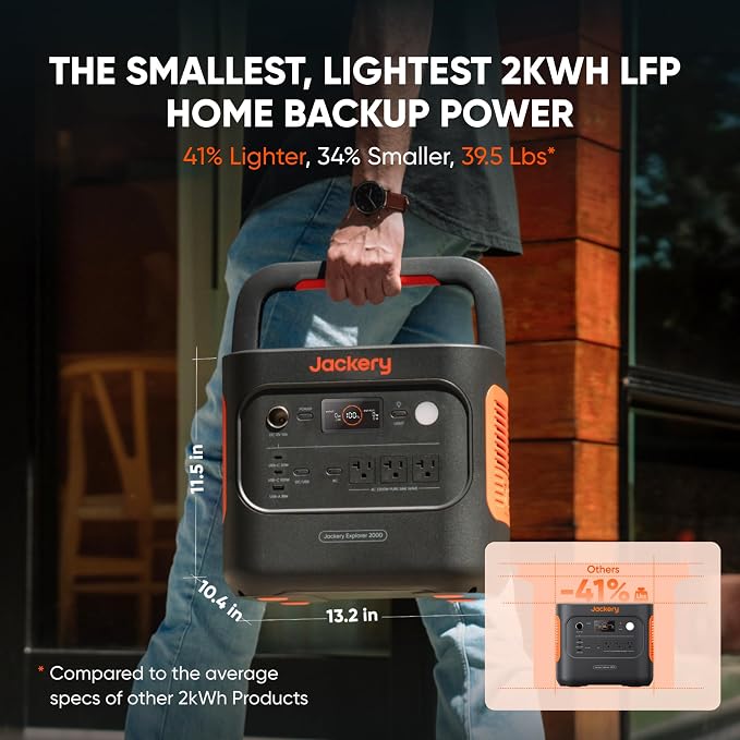 Jackery Explorer 2000 v2 Portable Power Station