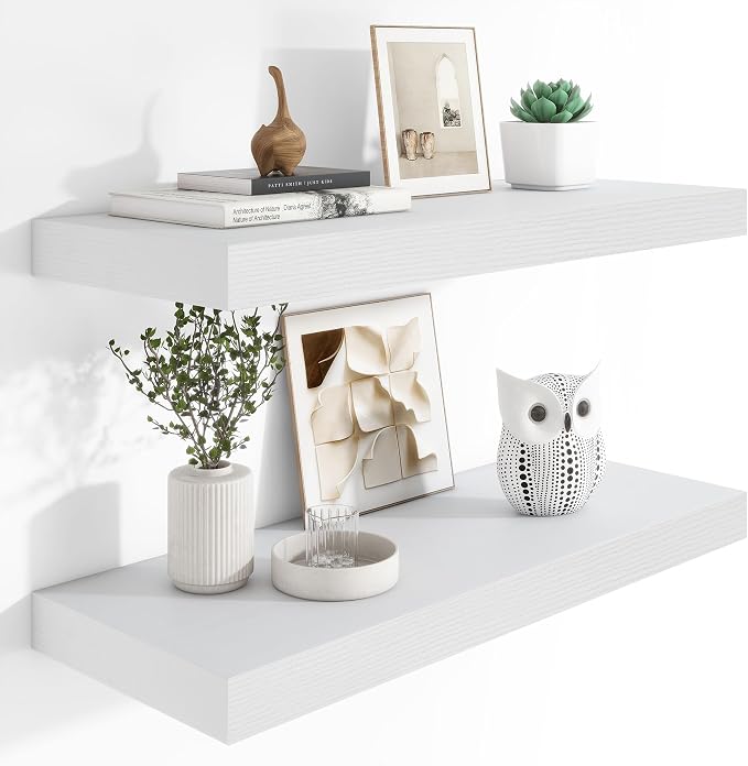 12" Deep Floating Shelves