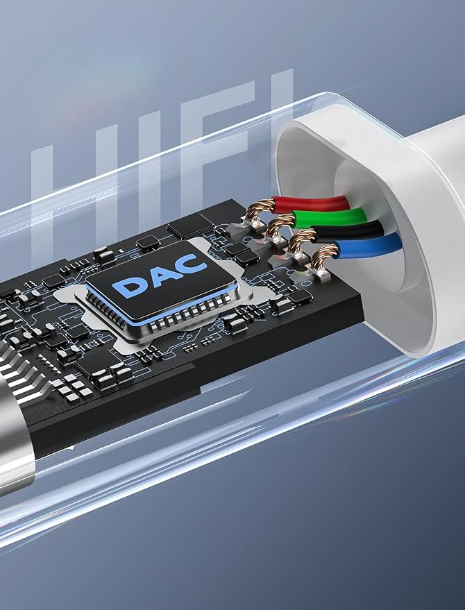 USB-C to 3.5mm Audio Headphone Adapter