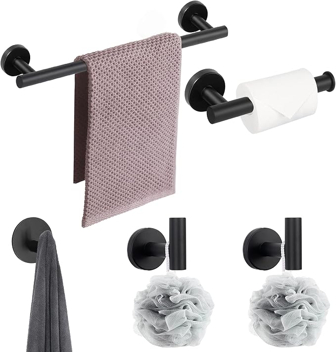 Bathroom Hardware Set SUS 304 Thicken Stainless Steel-Towel Bar Set