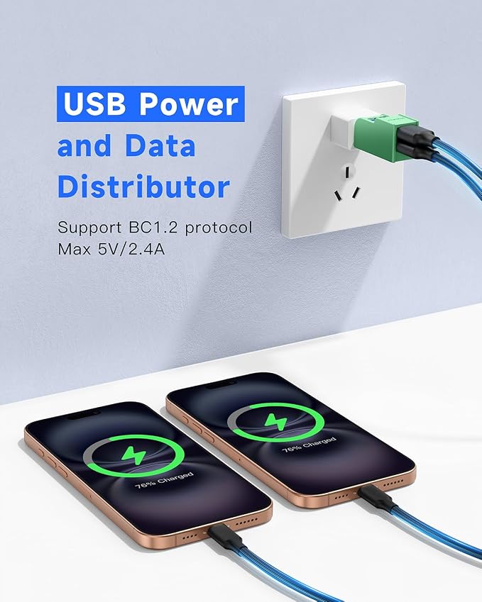FORIDA 3 Ports USB 3.0 Adapter, USB Hub