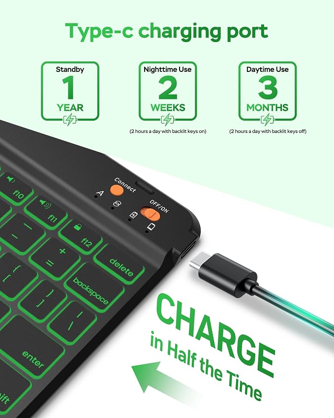 Keyboard Case for iPad 9th 8th 7th Generation 10.2"