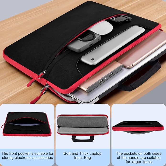 Universal Laptop Shoulder Bag 13-17.3 Inch Shockproof Briefcase
