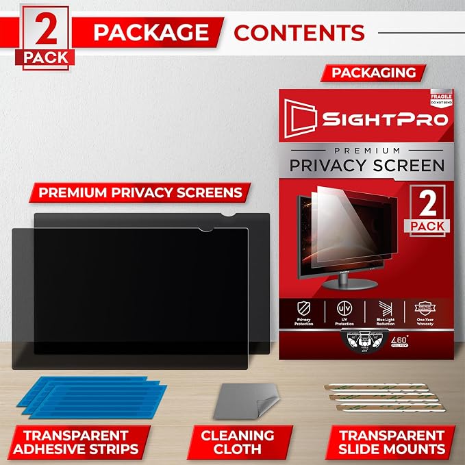 21.5 Inch 16:9 Computer Privacy Screen Filter
