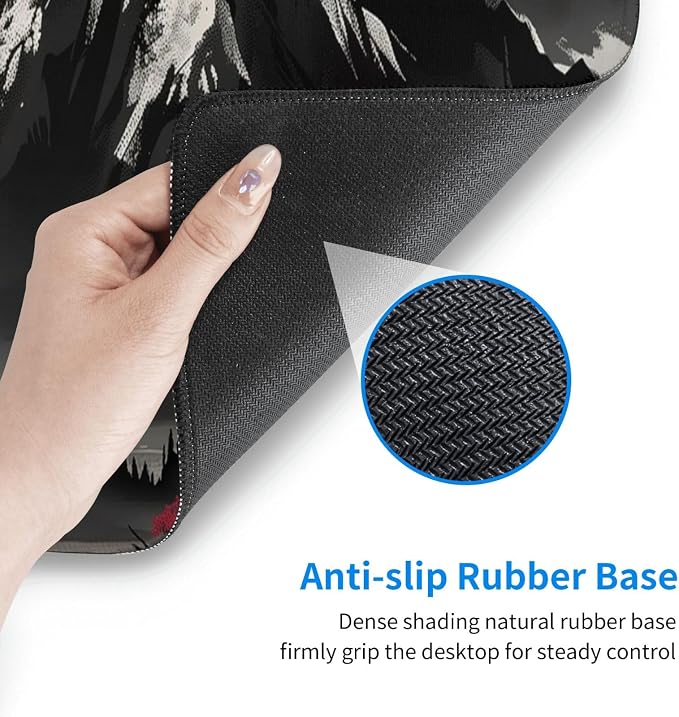Extended Gaming Mouse Pad, Large Desk Mat XL Anime Mouse Pad Waterproof