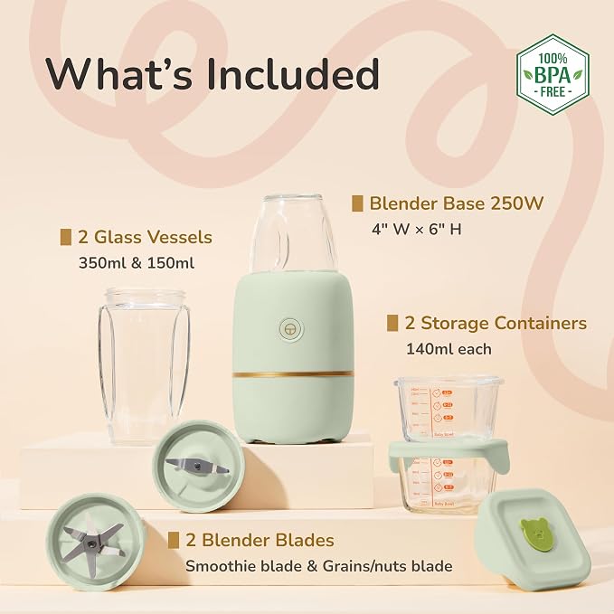 Bubble Blender, Baby Food Maker & Puree Blender