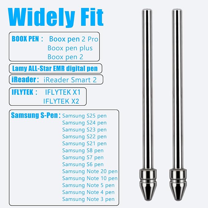 Universal Fit No Worn Out Fine Titanium Alloy Fine Pencil Nibs Compatible