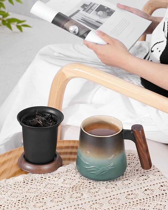 ZENS Tea Mug with Infuser and Lid