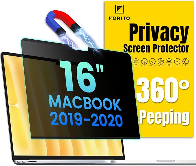 F FORITO Magnetic Privacy Screen Protector Compatible