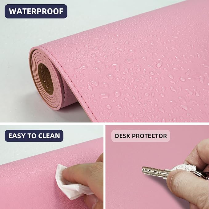 Leather Desk pad Protector, Large Desk mat