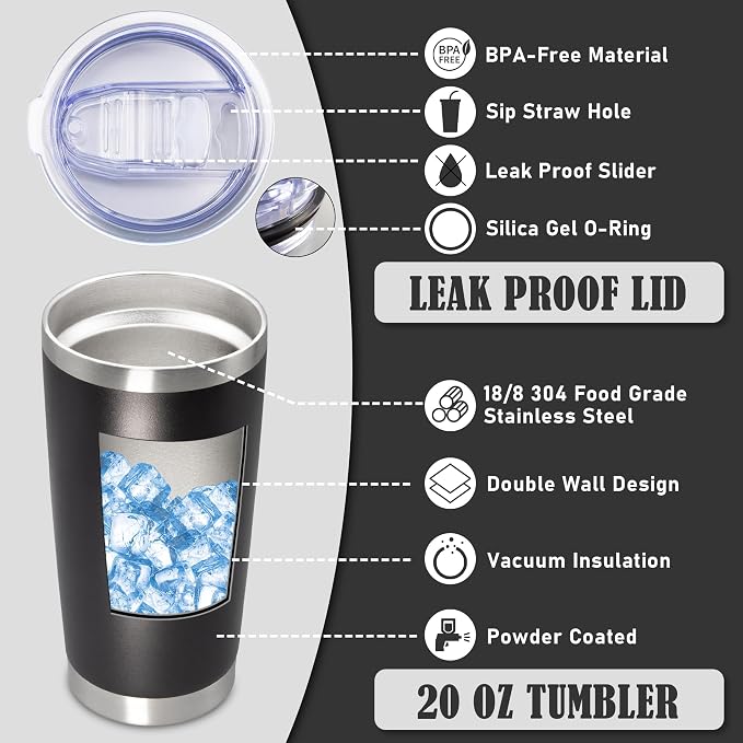 20oz Tumbler Insulated Coffee Tumblers