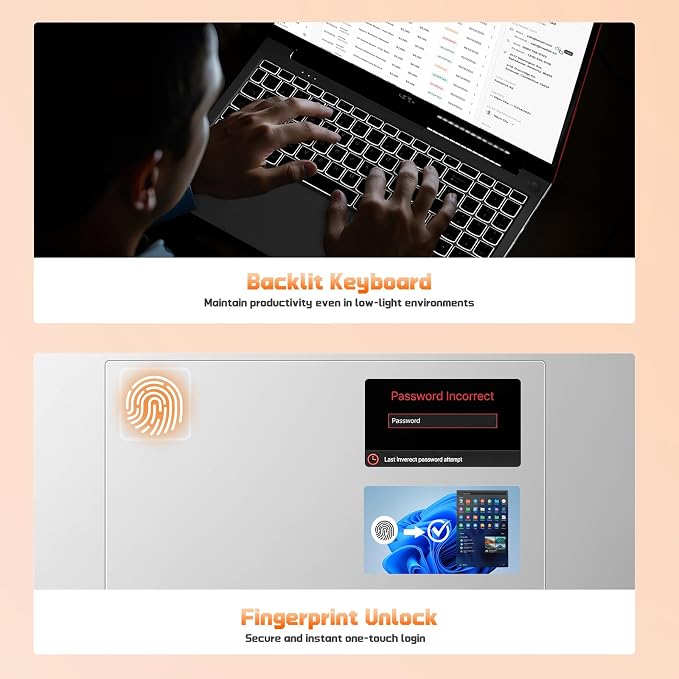 15.6" FHD IPS Student-Laptop Computer