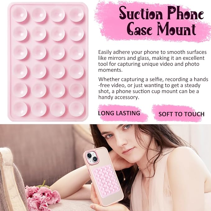 Silicone Suction Phone Case Mount, Silicon Adhesive Phone Accessory