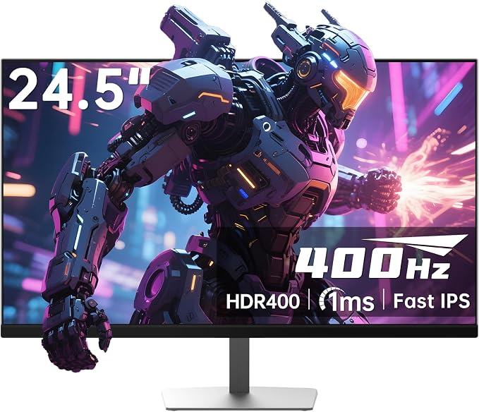 KTC 24.5 inch 400Hz 240Hz Gaming Monitor | Fast IPS 1ms | FHD 1080P Monitor |