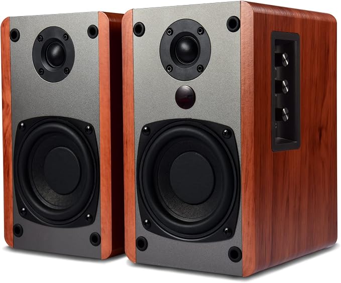 SINGING WOOD BT25 Bluetooth Active Bookshelf Speakers for