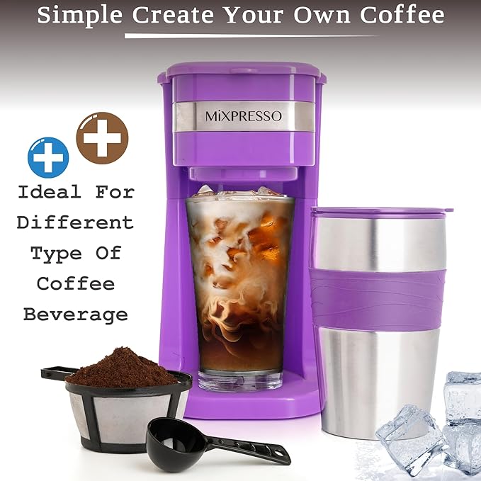 Mixpresso Single Serve & Single Cup Coffee Maker