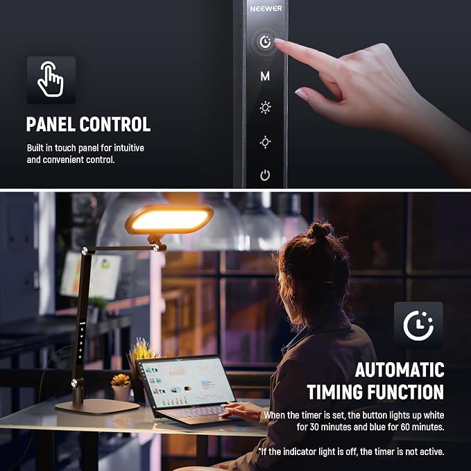 NEEWER Basics 16W LED Desk Lamp