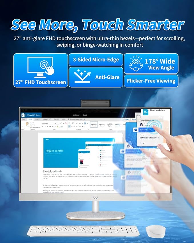 HP 27" All-in-One Desktop Computer