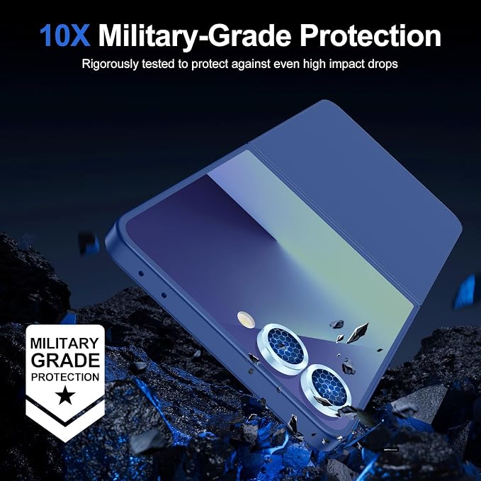 for Samsung Galaxy Z Flip 7 Camera Lens Protector, Individual Metal Ring