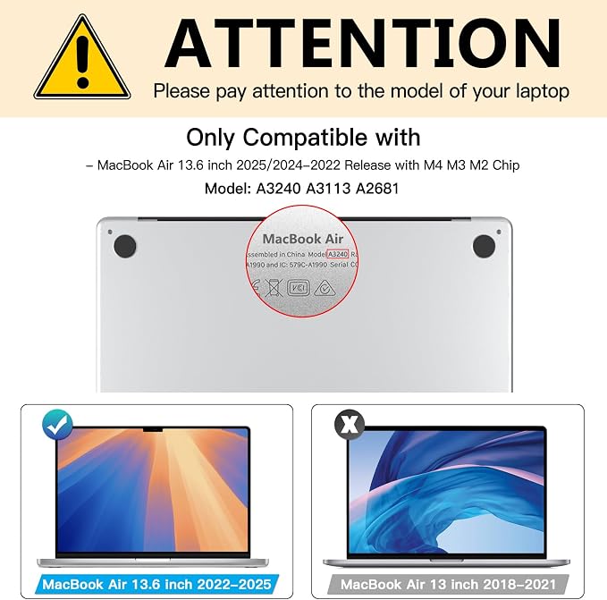 FILMEXT MacBook Air M2 13.6-inch Screen Protector, Privacy Shield, 2022 Release