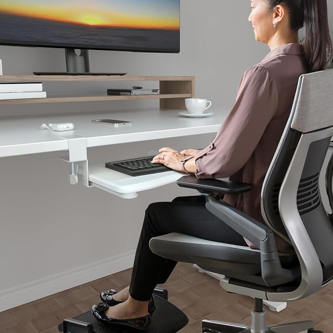 suptek Keyboard Tray Under Desk Pull Out