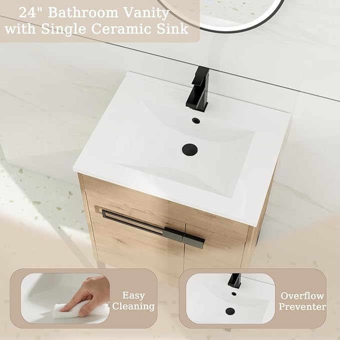 24 inch Bathroom Vanity with Sink
