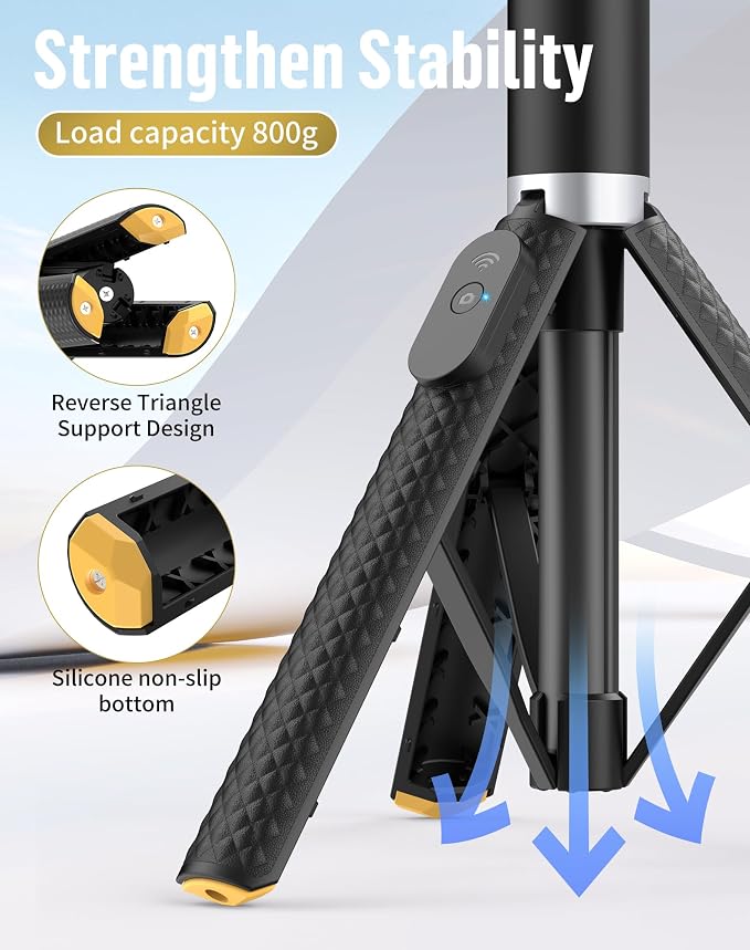 Phone Tripod Selfie Stick:Phone Stand