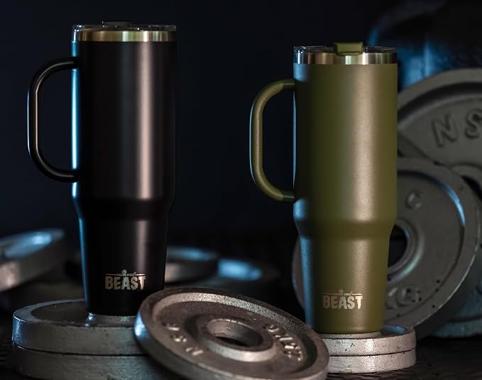 Beast 50 oz Tumbler with Handle Stainless Steel Vacuum Insulated Coffee Ice Cup