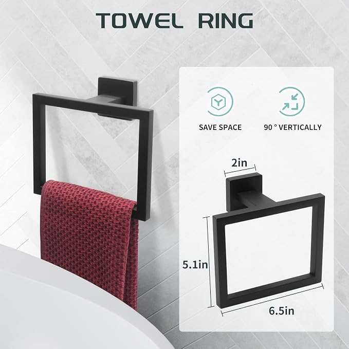 5-Piece Bathroom Hardware Set